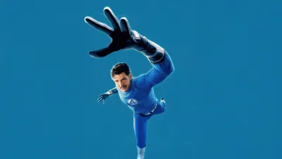 Fantastic Four First Steps Blue Abstract Wallpaper 4K 3840x2160 The, Fantastic, Four, First, Steps, 4k, Ultra, Desktop, Showing, Blue, Brown, Ultrawide