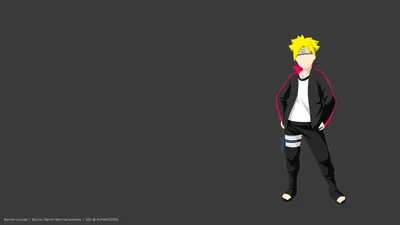 Vivid Minimalist Wallpaper Minimal Wallpaper 4K 8000x4500 Minimalist, Anime, 8k, Ultra, Hd, Pc, Desktop, Wallpaper, Blonde, Boruto, Uzumaki, Standing, Brown, Black, Ultrawide, 4k