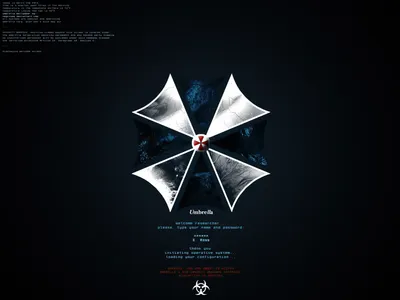Sleek Sleek Wallpaper Games Wallpaper 4K 1920x1440 A, Sleek, Hd, Desktop, Wallpaper, Featuring, The, Iconic, Umbrella, Corporation, Logo, Resident, White, Gray, Landscape, Full HD