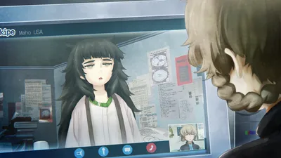 Maho Hiyajo Anime Abstract Wallpaper 4K 1920x1080 Maho, Hiyajo, Anime, Steins;gate, 0, Hd, Desktop, Wallpaper, Steins, Gate, Gray, Ultrawide, Full HD