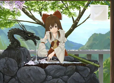 Moody Reimu Wallpaper Abstract Wallpaper 4K 1920x1396 Reimu, Hakurei, Anime, Touhou, Hd, Desktop, Wallpaper, White, Landscape, Full HD