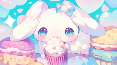 Whimsical Cinnamoroll Cute Anime Abstract Wallpaper 4K 2912x1632 A, Whimsical, Hd, Desktop, Wallpaper, Featuring, Cinnamoroll, Cute, Anime, Character, Joyfully, Holding, White, Ultrawide, QHD