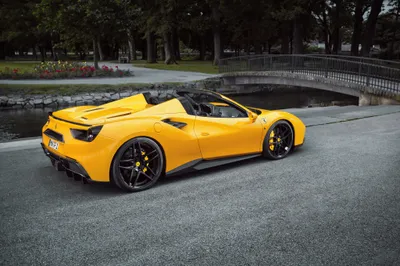 Yellow Spider Supercar Near Bridge Cars Wallpaper 4K 4096x2731 Yellow, Ferrari, 488, Spider, Supercar, Parked, Near, A, Bridge, Captured, Ultra, Desktop, Gray, Landscape, 4k