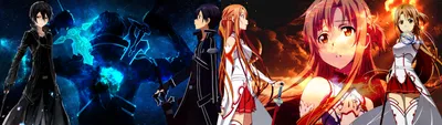 Kirito Asuna Yuuki Sword Art Abstract Wallpaper 4K 3840x1080 Hd, Desktop, Wallpaper:, Featuring, Kirito, And, Asuna, Yuuki, Sword, Art, Online, Vibrant, Black, Ultrawide, 4k
