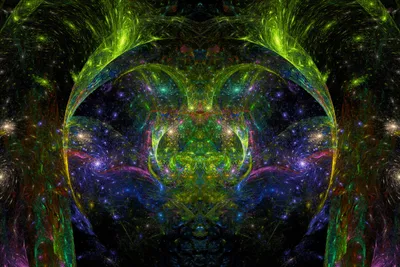 Dreamy Vibrant Wallpaper Abstract Wallpaper 4K 3000x2000 Vibrant, Abstract, Fractal, Design, With, Swirling, Green, Purple, Blue, Patterns, Creating, Cosmic, Brown, Landscape, QHD