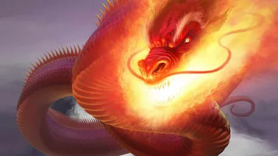 Vibrant Fantasy Dragon Breathes Fantasy Wallpaper 4K 1920x1080 A, Vibrant, Fantasy, Dragon, Breathes, Fire:, Against, Dramatic, Sky, Creating, Intense, Captivating, White, Gray, Ultrawide, Full HD