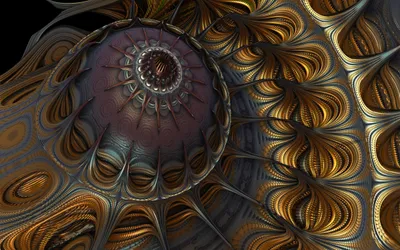 Epic Abstract Wallpaper Abstract Wallpaper 4K 2560x1600 Abstract, Fractal, Design, With, Intricate, Swirling, Patterns, And, Metallic, Hues, Rendered, High, Brown, Orange, Ultrawide, QHD
