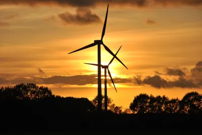 Dreamy Man Wallpaper Nature Wallpaper 4K 3872x2592 4k, Ultra, Hd, Pc, Desktop, Wallpaper, Man-made, Wind, Turbines, Silhouetted, Against, Cloud-streaked, Purple, Orange, Landscape