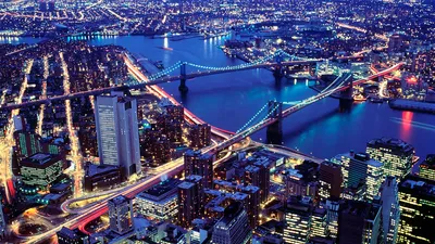 Manhattan Bridge Brooklyn Man World Wallpaper 4K 1920x1080 Manhattan, Bridge, Brooklyn, Man, Made, New, York, Desktop, Brown, Ultrawide, Full HD