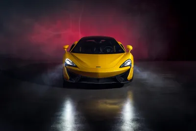 Front Yellow Mclaren Cars Wallpaper 4K 3840x2563 Front, View, Of, A, Yellow, Mclaren, 570s, Supercar, Against, Dark, Smoky, Captured, Brown, Landscape, 4k