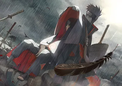 Serene Itachi Wallpaper Abstract Wallpaper 4K 1920x1358 Hd, Desktop, Wallpaper, Featuring, Itachi, Uchiha, And, Kisame, Hoshigaki, Naruto, Scene, Has, Gray, Landscape, Full HD