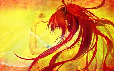 Vibrant Illustration Shana Shakugan Abstract Wallpaper 4K 1920x1200 Hd, Desktop, Wallpaper, Featuring, A, Vibrant, Illustration, Of, Shana, Shakugan, Flowing, Red, Yellow, Brown, Ultrawide, Full HD