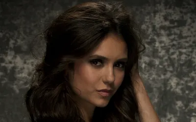 Celebrity Nina Dobrev Dark Black/Dark Wallpaper 4K 1920x1200 Hd, Desktop, Wallpaper, Featuring, Celebrity, Nina, Dobrev, With, Dark, Flowing, Hair, Against, Brown, Ultrawide, Full HD