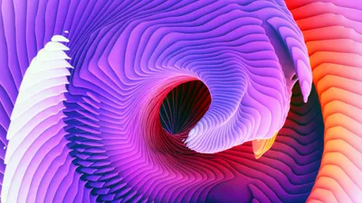 Colorful Abstract Spiral Layered Rippling Abstract Wallpaper 4K 2560x1440 Colorful, Abstract, Spiral, Of, Layered, Rippling, Folds, In, Vivid, Purples, Pinks, Oranges, Purple, Orange, Ultrawide, QHD