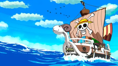 Going Merry Ship Nature Wallpaper 4K 3840x2160 Hd, Wallpaper, Of, Going, Merry, Ship, From, One, Piece, Sailing, Under, Blue, Teal, Ultrawide, 4k