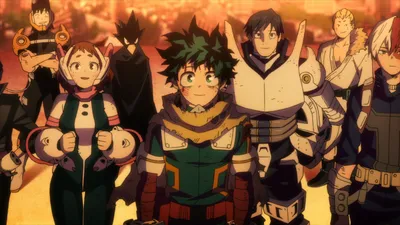Calm Anime Wallpaper Abstract Wallpaper 4K 1920x1080 Anime, My, Hero, Academia, You're, Next, You, 039, Desktop, Orange, Purple, Ultrawide, Full HD