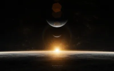 Epic Sci Wallpaper Space Wallpaper 4K 4000x2500 A, Stunning, Hd, Sci‑fi, Wallpaper, Featuring, Vibrant, Sunrise, Over, Distant, Planet, Celestial, Gray, Ultrawide, 4k