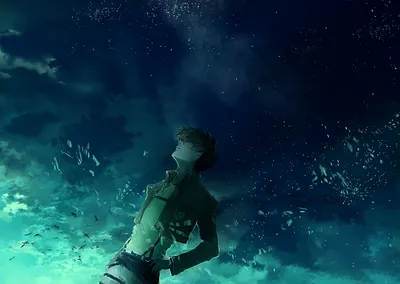 Dark Levi Wallpaper Space Wallpaper 4K 1366x970 Hd, Desktop, Wallpaper, Of, Levi, Ackerman, From, Attack, Titan, Gazing, Starry, Night, Purple, Brown, Pink, Landscape