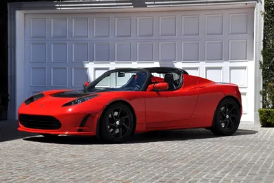 Red Roadster Sports Cars Wallpaper 4K 3000x2012 Hd, Desktop, Wallpaper, Featuring, A, Red, Tesla, Roadster, Sports, Car, Parked, Front, Gray, Landscape, QHD