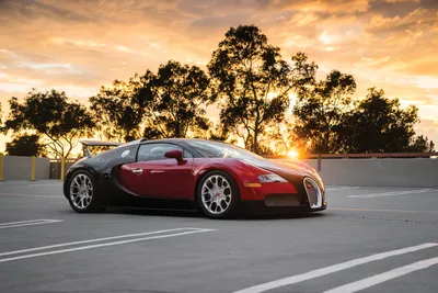 Red Black Veyron Supercar Cars Wallpaper 4K 3000x2000 Red, And, Black, Bugatti, Veyron, Supercar, At, Sunset, Rooftop, Desktop, Sleek, High-performance, Gray, Landscape, QHD