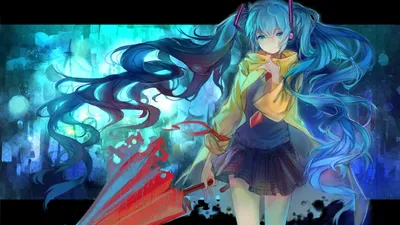 Radiant Anime Wallpaper World Wallpaper 4K 1926x1084 Hd, Desktop, Wallpaper, Featuring, Anime, Character, Hatsune, Miku, Vocaloid, Long, Blue, Hair, Pink, White, Gray, Ultrawide, Full HD