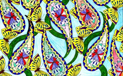 Butterfly Design Animals Animals Wallpaper 4K 2560x1600 Butterfly, Design, White, Ultrawide, QHD
