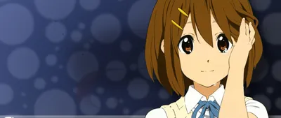 Ritsu Tainaka Close Smiling Her Abstract Wallpaper 4K 2560x1080 Ritsu, Tainaka, From, K-on!, Close-up, Smiling, In, Her, School, Uniform, Yellow, White, Ultrawide, QHD