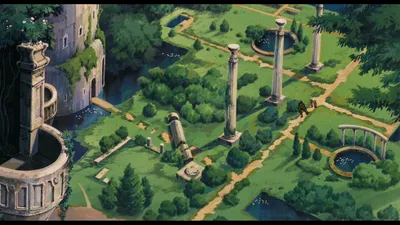Golden Anime Wallpaper Fantasy Wallpaper 4K 1920x1080 Anime, Hd, Pc, Wallpaper, Laputa:, Castle, In, Sky, Scene, Aerial, Gray, Brown, Ultrawide, Full HD