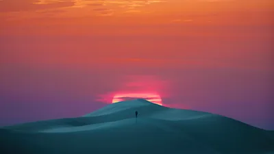 Golden Walk Wallpaper Abstract Wallpaper 4K 5120x2880 Walk, Until, Dawn, By, Outrunyouth, Orange, Ultrawide, 4k