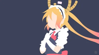 Golden Minimalist Wallpaper Minimal Wallpaper 4K 3840x2160 Minimalist, Vector, Tohru, Miss, Kobayashi's, Dragon, Maid, Anime, Kobayashi, 039, White, Ultrawide, 4k