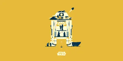 Minimalist Star Wars Minimal Wallpaper 4K 5000x2500 Minimalist, 4k, Ultra, Hd, Star, Wars, Wallpaper:, Featuring, R2-d2, Silhouettes, Iconic, Characters, Orange, Purple, Ultrawide