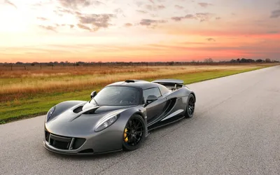 Epic Sleek Wallpaper Cars Wallpaper 4K 1920x1200 A, Sleek, Silver, Hennessey, Venom, Gt, Supercar, Parked, Empty, Road, Under, Vibrant, Gray, Ultrawide, Full HD
