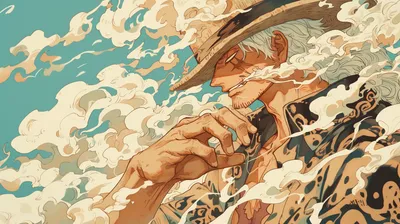 Dynamic Character Anime Abstract Wallpaper 4K 2912x1632 A, Dynamic, Hd, Desktop, Wallpaper, Featuring, Character, Anime, One, Piece, Gear, Surrounded, White, Ultrawide, QHD