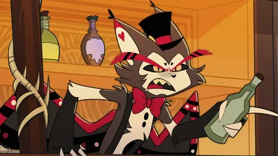 Radiant Husk Wallpaper Abstract Wallpaper 4K 3000x1688 Husk, From, The, Animated, Tv, Show, Hazbin, Hotel, Appears, Showcasing, His, Distinctive, Orange, Ultrawide, QHD