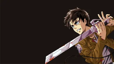 Radiant Eren Wallpaper Black/Dark Wallpaper 4K 3840x2160 Hd, Desktop, Wallpaper, Featuring, Eren, Yeager, From, The, Anime, Attack, Titan, Depicted, Black, Ultrawide, 4k