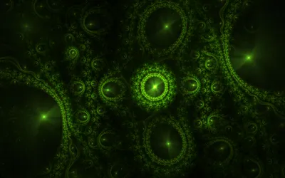 Abstract Green Fractal Abstract Wallpaper 4K 2560x1600 Abstract, Green, Fractal, With, Glowing, Circular, Mandalas, And, Swirling, Detail, Quad, Desktop, Brown, Ultrawide, QHD