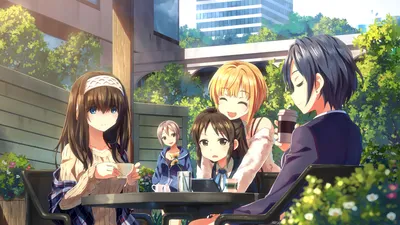 Vivid Syuko Wallpaper Abstract Wallpaper 4K 1920x1080 Hd, Pc, Desktop, Wallpaper, Featuring, Syuko, Shiomi, Arisu, Tachibana, Fumika, Sagisawa, Frederica, White, Ultrawide, Full HD