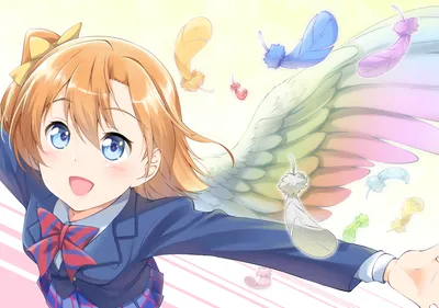 Honoka Kousaka Anime Love Live Abstract Wallpaper 4K 1920x1347 Honoka, Kousaka, Anime, Love, Live, Hd, Desktop, Wallpaper, White, Landscape, Full HD