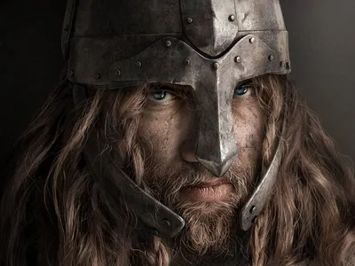 Close Fierce Fantasy Warrior Long Fantasy Wallpaper 4K 1440x1080 A, Close-up, Of, Fierce, Fantasy, Warrior, With, Long, Hair, Battle-worn, Helmet, Embodying, Gray, Brown, Landscape