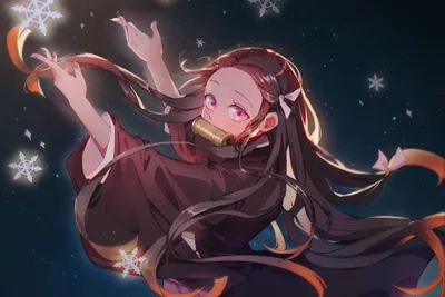 Radiant Nezuko Wallpaper Nature Wallpaper 4K 2100x1400 Hd, Desktop, Wallpaper, Featuring, Nezuko, Kamado, From, The, Anime, Demon, Slayer, Kimetsu, Gray, Landscape, Full HD