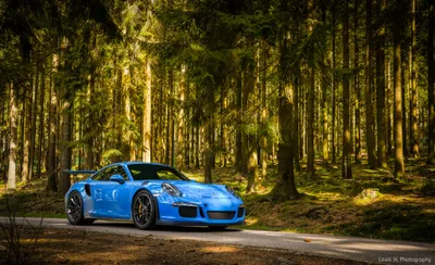 Blue Gt3 Sports Car Cars Wallpaper 4K 2048x1249 Blue, Porsche, 911, Gt3, Sports, Car, Parked, On, Forest, Road, Captured, High-definition, Brown, Ultrawide, Full HD