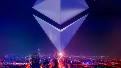 Ethereum Invasion Four Abstract Wallpaper 4K 3840x2160 Ethereum, Invasion, Four, By, Stan, Levandovsky, Gray, Ultrawide, 4K