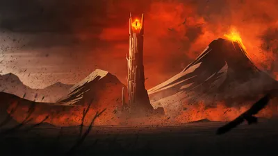 Dramatic Fantasy Lord Rings Nature Wallpaper 4K 1920x1080 An, Hd, Desktop, Wallpaper, Featuring, A, Dramatic, Fantasy, Scene, Lord, Rings, Fiery, Brown, Red, Ultrawide, Full HD