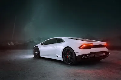 Bright White Wallpaper Cars Wallpaper 4K 3840x2560 A, White, Lamborghini, Huracan, Supercar, Parked, On, Dark, Road, Night, Featured, Ultra, Gray, Landscape, 4k