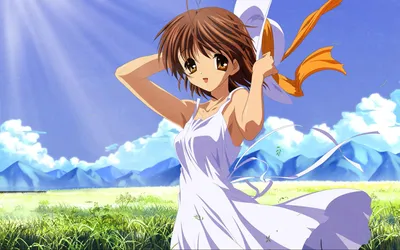 Nagisa Furukawa Anime Clannad Abstract Wallpaper 4K 1920x1200 Nagisa, Furukawa, Anime, Clannad, Hd, Desktop, Wallpaper, White, Ultrawide, Full HD