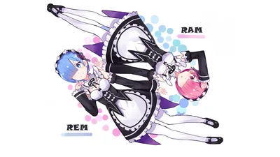 Vibrant Rem Wallpaper Space Wallpaper 4K 1920x1080 Hd, Desktop, Wallpaper, Featuring, Rem, With, Blue, Hair, Eyes, Ram, Pink, Anime, White, Ultrawide, Full HD