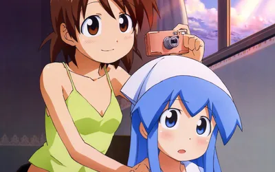 Ika Musume Anime Squid Girl Abstract Wallpaper 4K 2560x1600 Ika, Musume, Anime, Squid, Girl, Hd, Desktop, Wallpaper, White, Ultrawide, QHD