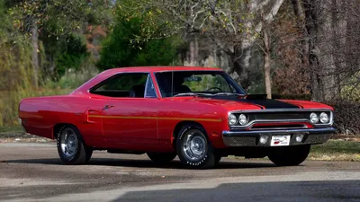 Red Plymouth Hemi Cars Wallpaper 4K 1920x1080 Hd, Desktop, Wallpaper, Of, A, Red, Plymouth, Hemi, Cuda, Muscle, Car, Parked, Gray, Ultrawide, Full HD