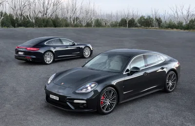 Black Panamera Displayed Two Cars Wallpaper 4K 3000x1937 A, Black, Porsche, Panamera, Displayed, As, An, Hd, Desktop, Showcasing, Two, Sleek, White, Ultrawide, QHD