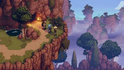 Pixel Art Characters Wallpaper 4K, Nature category